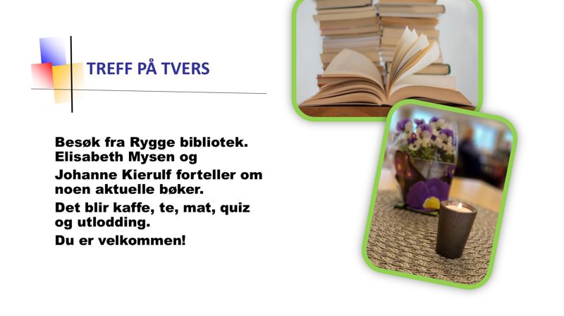 Treff på tvers 02.mai 2024 kl. 12.00