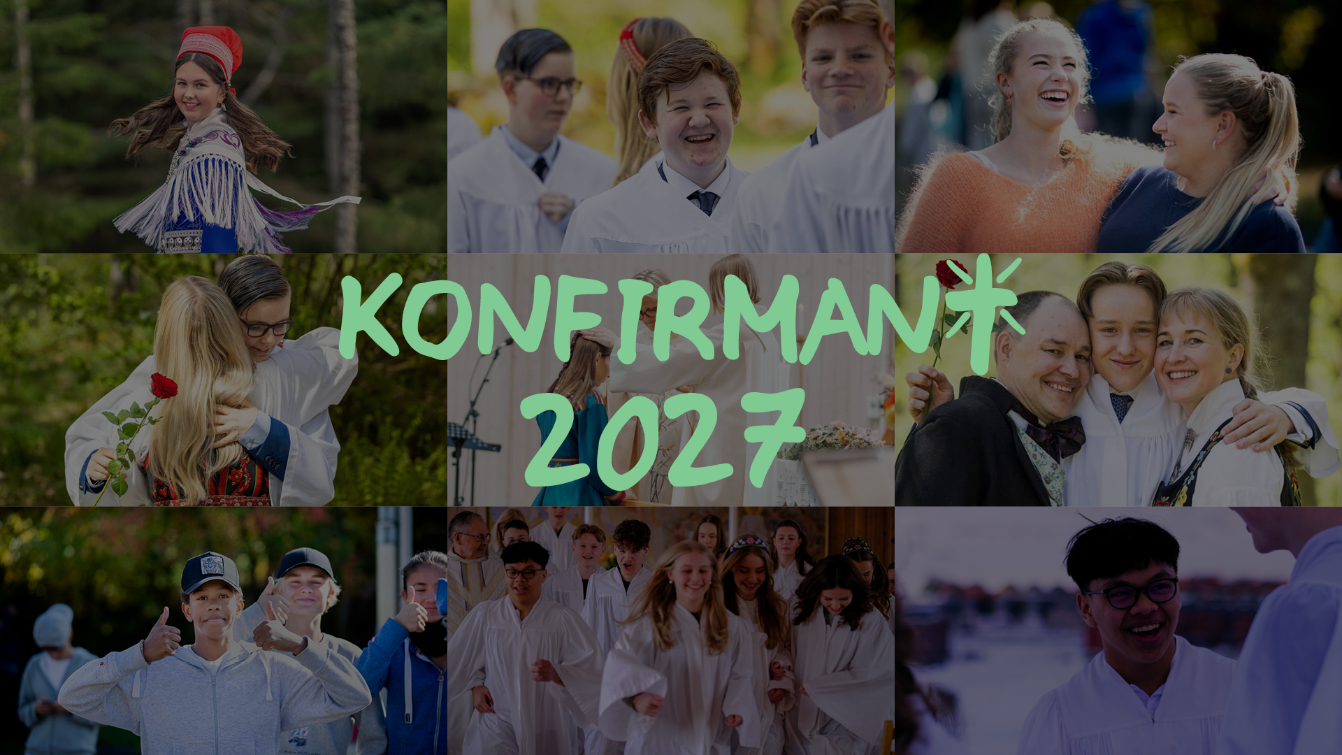 Påmelding til konfirmasjon i 2027 er åpnet