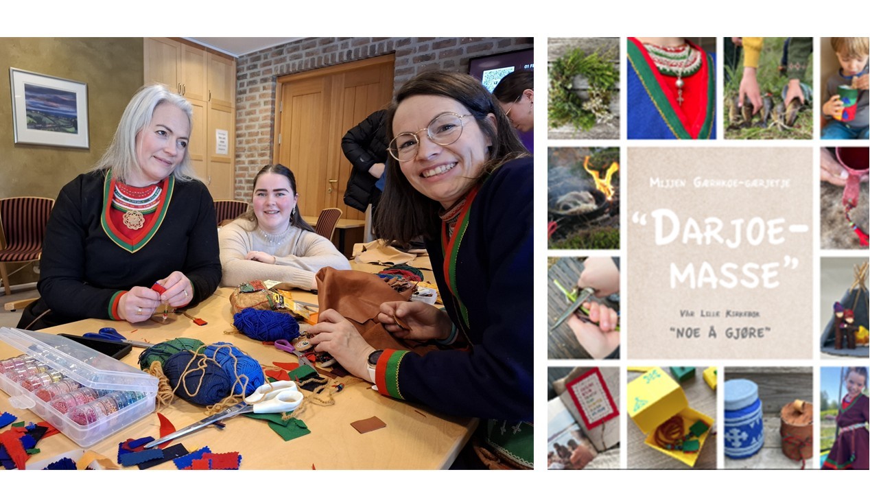 Menighetspedagog Meerke Krïhke Leine Bientie, Maria Victoria Bientie Bygget og Ellen Sara Reiten Bientie. Foto: Vigdis Aanderaa Aakre