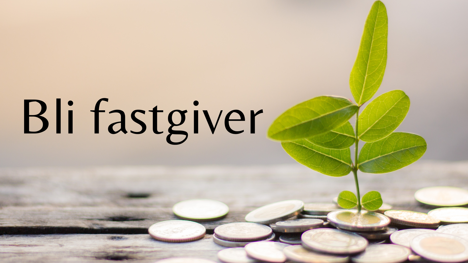 Bli fastgiver i Sarpsborg menighet!