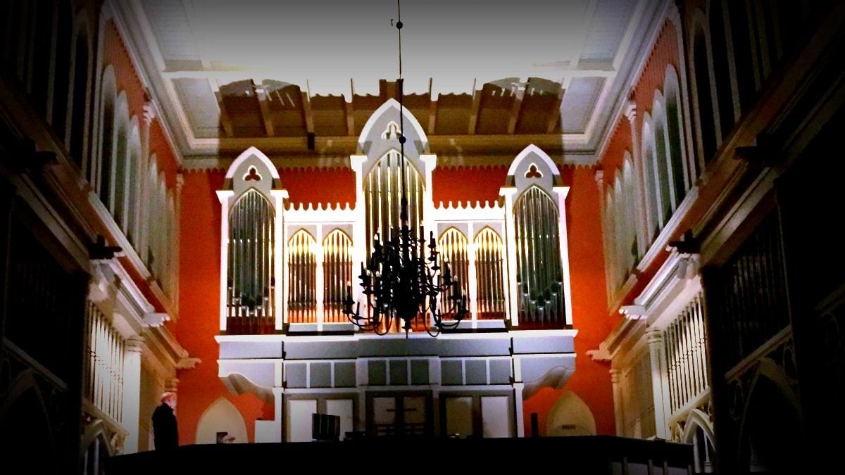 Orgelet i Sarpsborg kirke. Foto: ABC Elektro Team AS