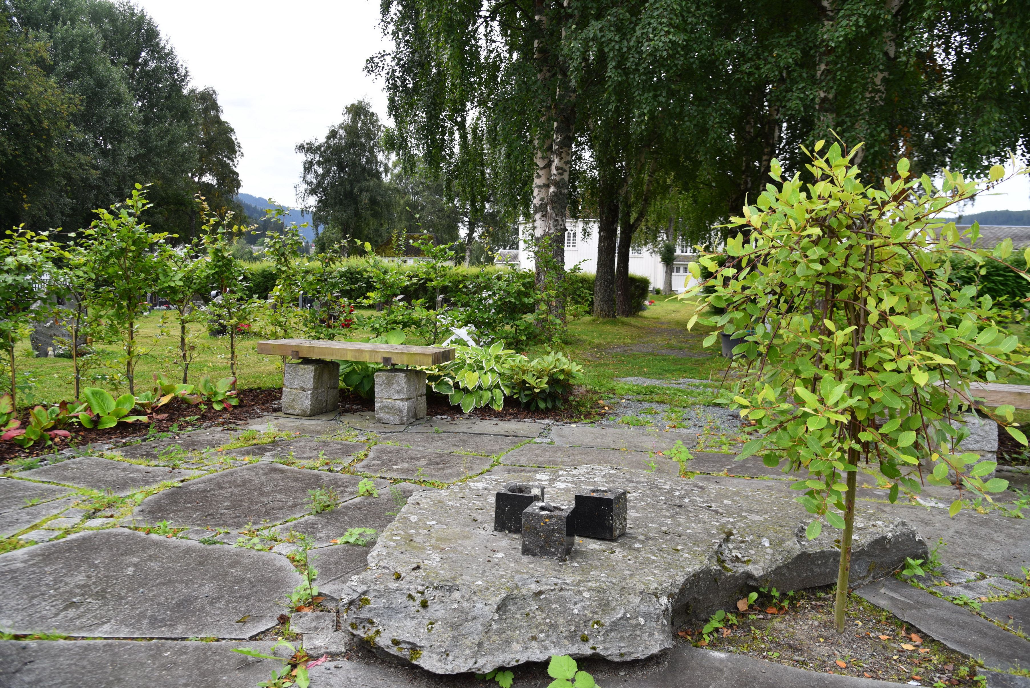 Minnelunden på Børsa kirkegård