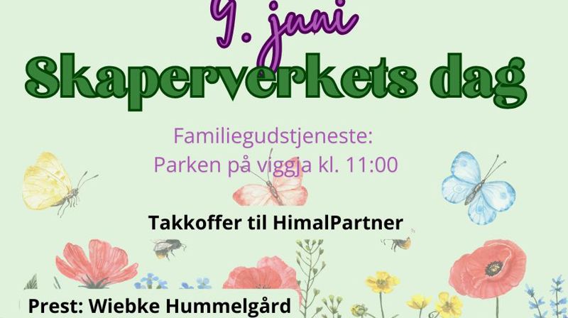 Velkommen til Gudstjeneste i Viggja parken