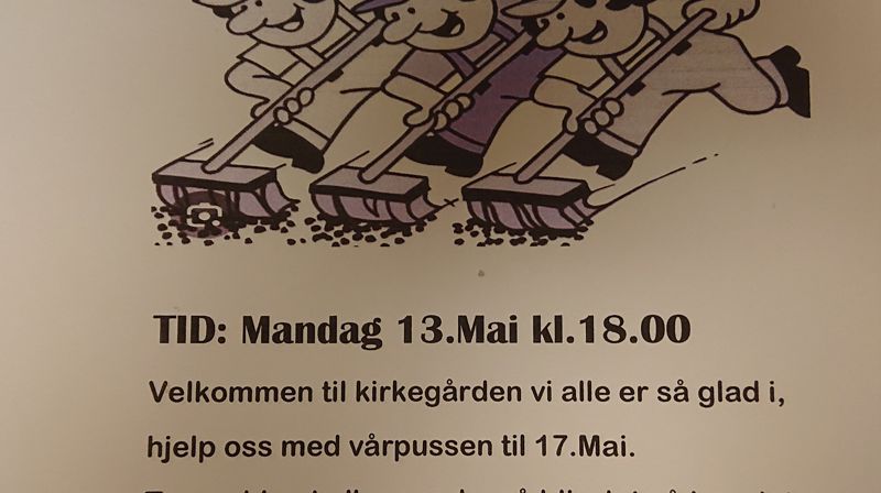 Dugnad Skaun kirkegård