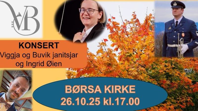 Høstkonsert med Viggja og Buvik janitsjar