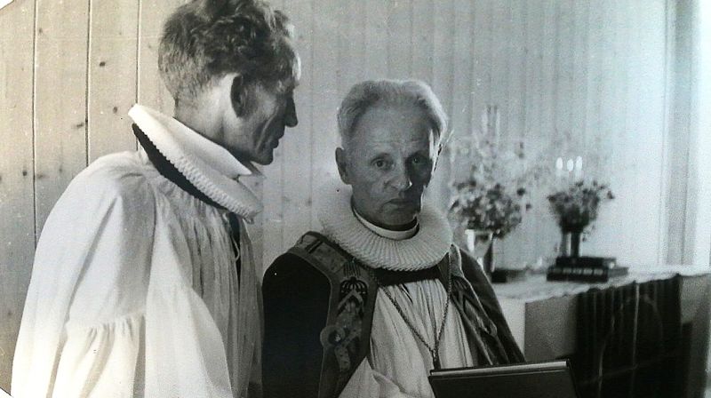 Fra vigslingen av Veståskapellet 1968