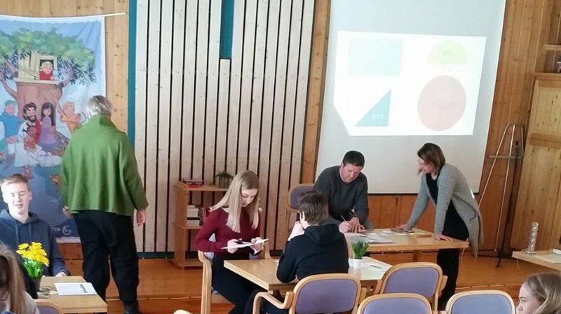 Konfirmantene fikk oppleve verdens urettferdighet på sist samling