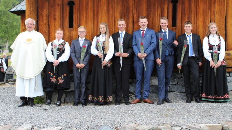 Gratulerer med vel overstått konfirmasjonsdag