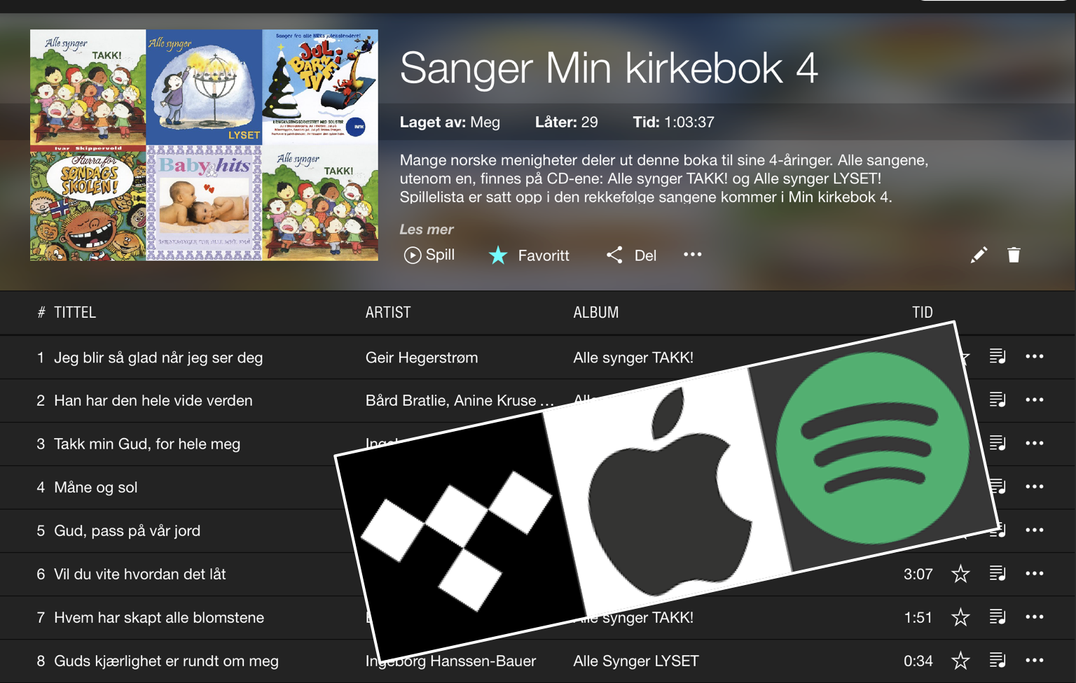 Lær sangene fra "Min kirkebok"