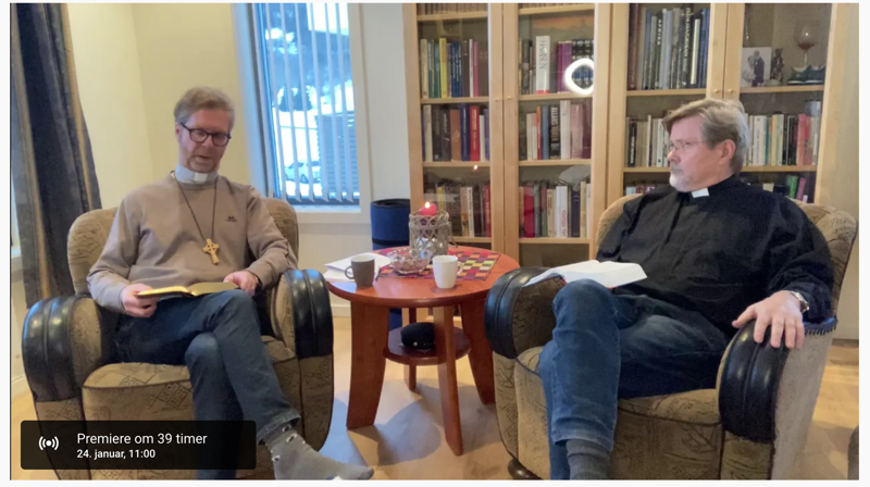 Samtaleandakt med sokneprestane Øystein Braaten og Jan Løkkeborg
