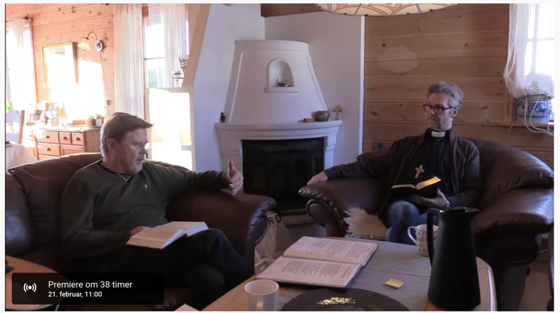 Øystein og Jan i samtale.