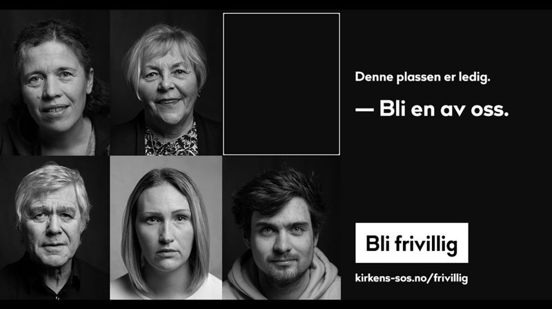 Kirkens SOS treng fleire frivillige!