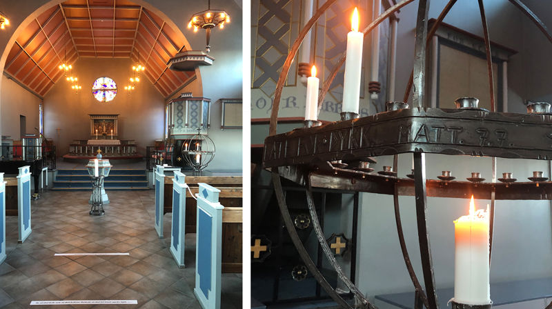 Open kyrkje, skjærtorsdag 01.04 kl. 18.00-19.00 i Langevåg kyrkje