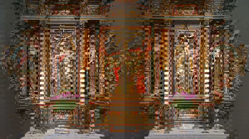 Altertavla i Førde kyrkje