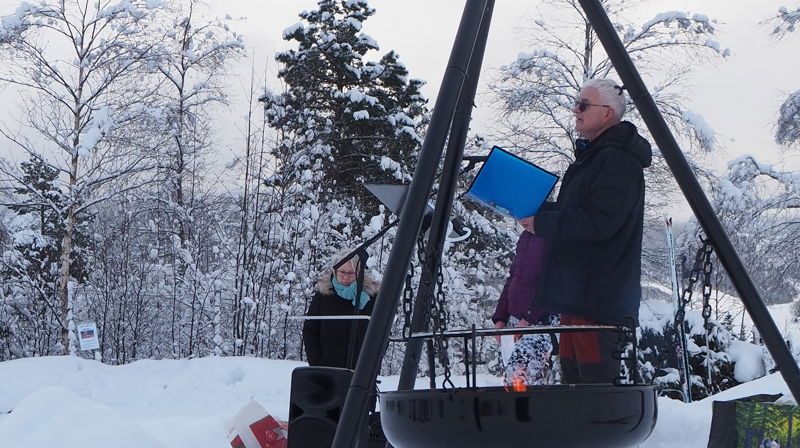 Friluftsgudsteneste i Årdalen 31.01.21