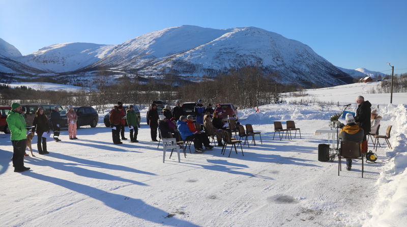 Friluftsgudsteneste Dvergsdalsdalen 07.februar 2021