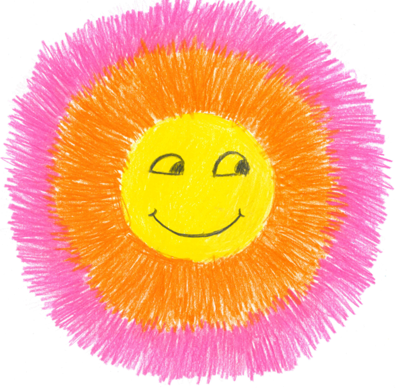 Soltegning av Ingeborg Andersen