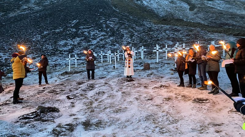 Fra allehelgen i 2020, foto Jovna Z. Dunfjell