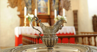 Døpefont, Sem kirke