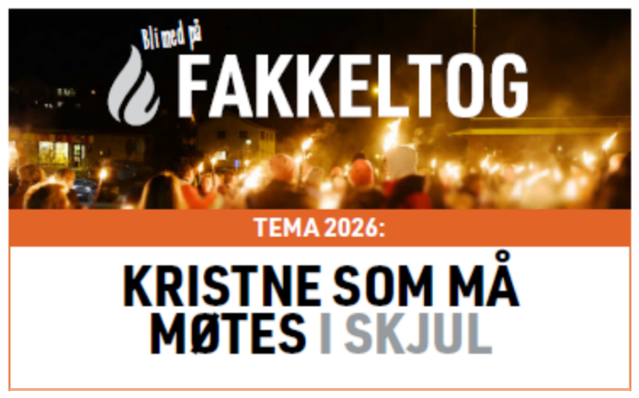Fakkeltog for forfulgte kristne