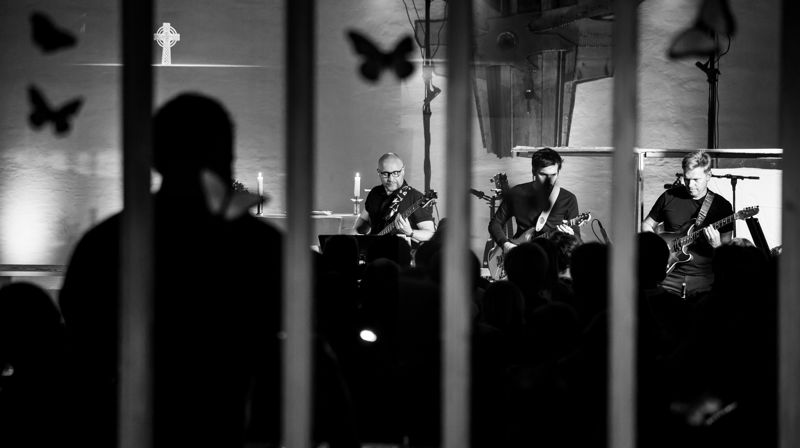 Husbandet leverte under Rockegudstjenesten. Foto: Olav Leistad Hove