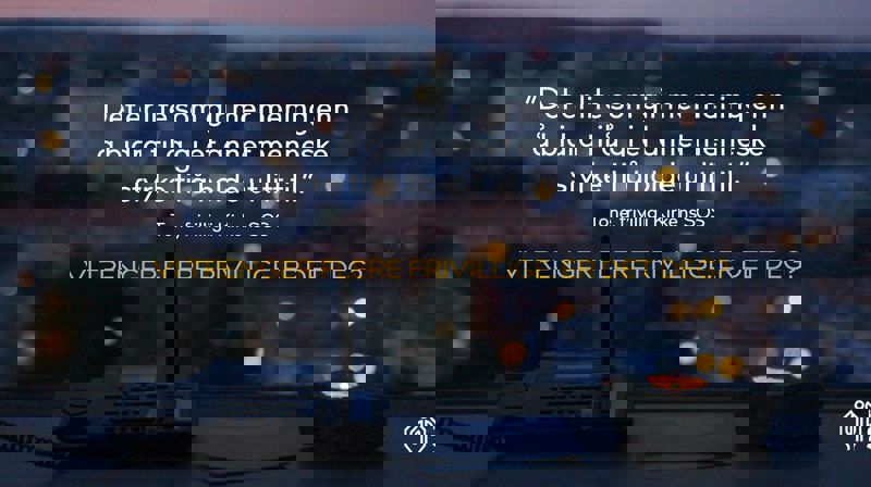 Er du en å snakke med? Bli frivillig i Kirkens SOS