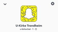 Skjermdump fra kirkens Snap-konto.