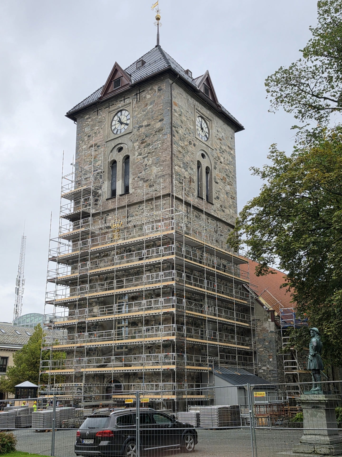 Rehabilitering av tårnet i Vår Frue kirke