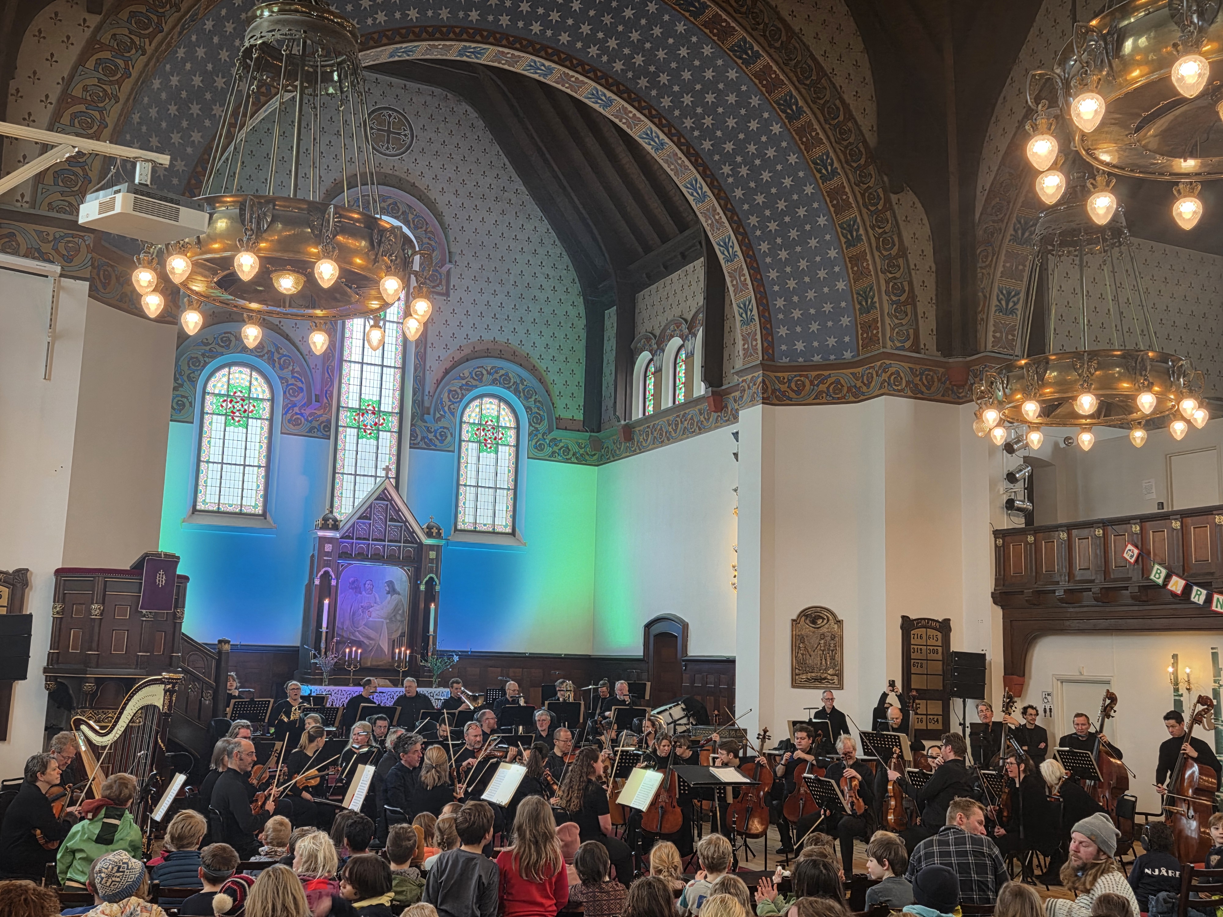 Fra vårens konsert med Trondheim Symfoniorkester i Barnas Katedral