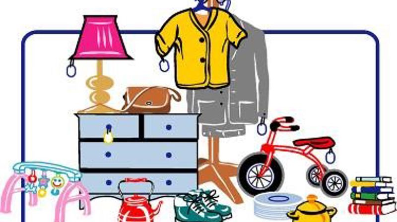 Loppemarked i Berg kirke