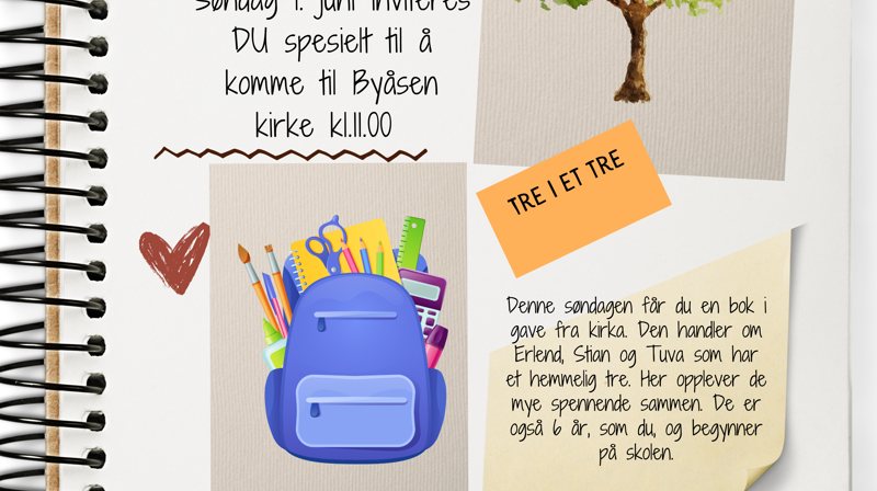 Invitasjon til 6-årsbok utdeling