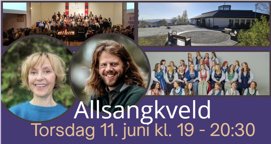 Kom, kom! "Rom for håp" - Allsangkveld med korene Cantus og Gospel Explosion torsdag 11. juni kl. 19.