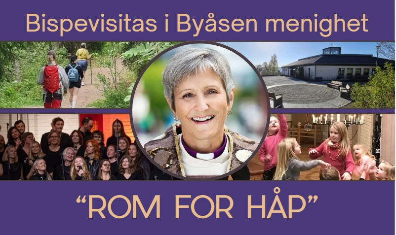 Biskop Herborg besøker Byåsen menighet 9. - 14. juni! Se programmet mm. her.