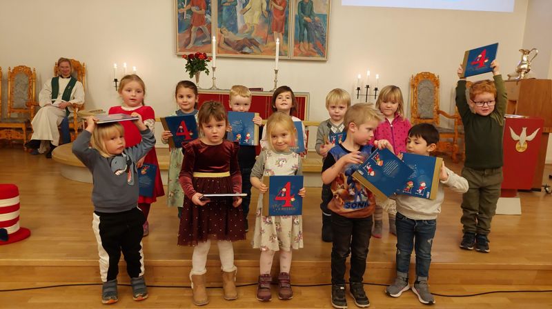 Små barn og litt større barn