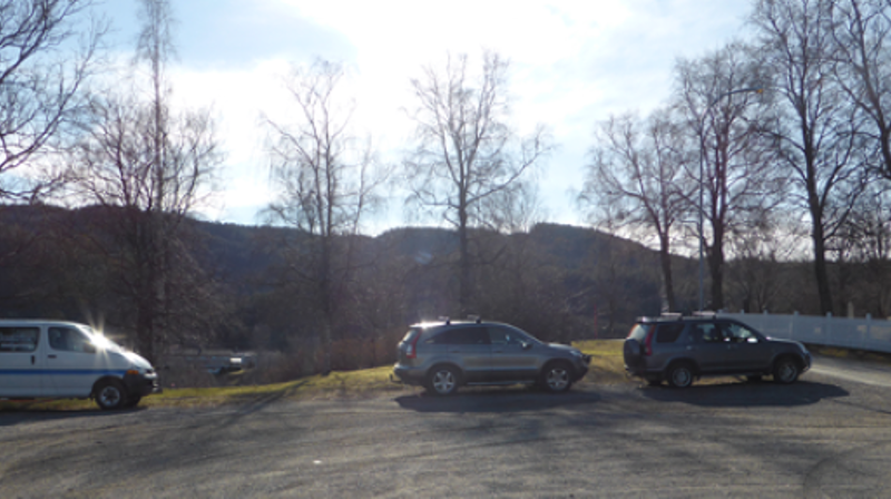 Parkering ved Klæbu kirke