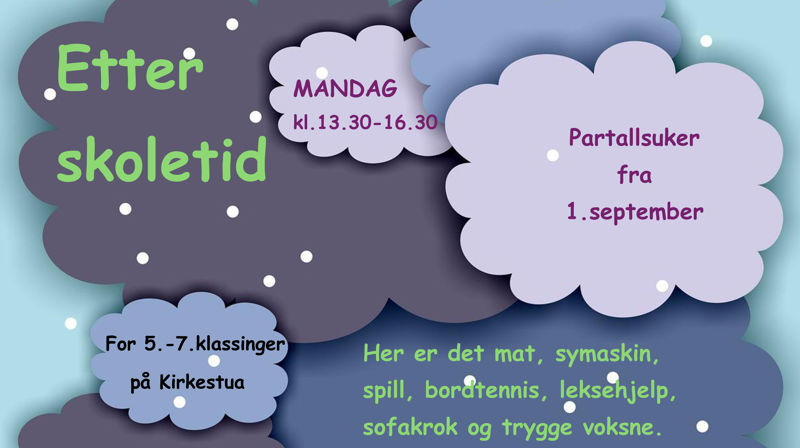 Etter skoletid utvider tilbudet!