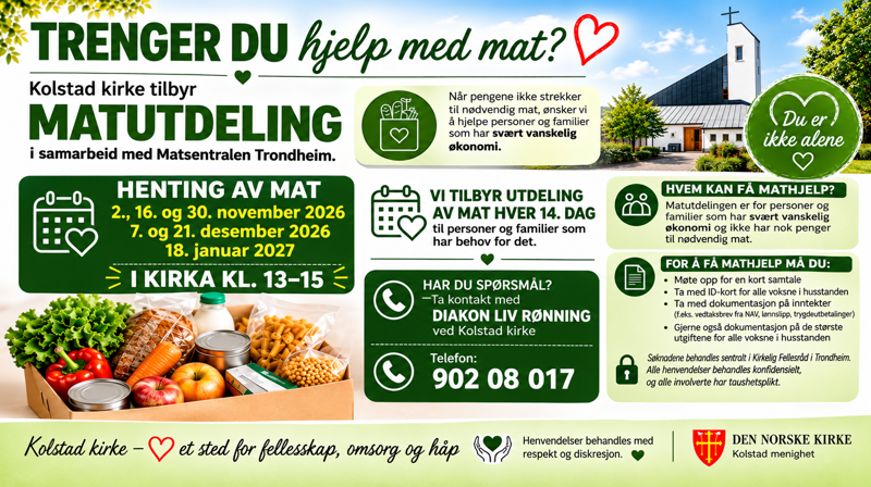 Matutdeling - Kolstad kirke