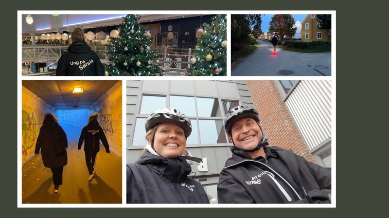 Synlige og trygge voksne ute blant ungdom