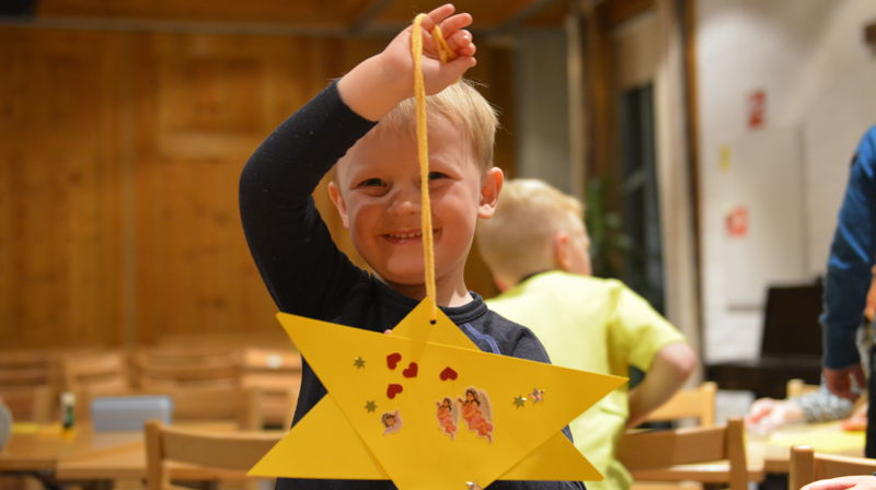 Adventsamling for 3-åringer og familien