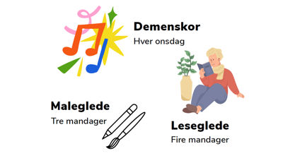 Aktiviteter høsten 2026 for deg som har demens
