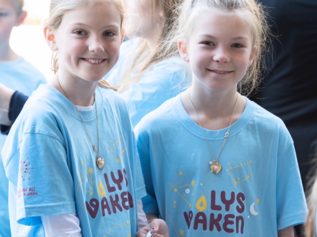 Det er stor stas å være sammen på Lys våken! (Foto: Andreas Buarø)