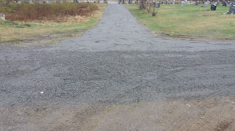 Fortsettelse av oppgradering av vei opp til Drag/Helland kirke