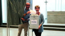 Ordfører Tom Staahle og fellesrådsleder Eva Gullichsen