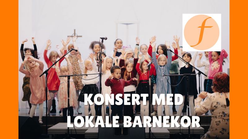 Konsert med lokale barnekor