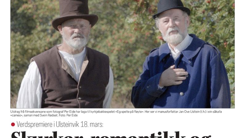 klipp frå Vikebladet / Vestposten si nyttårsutgåve 2022