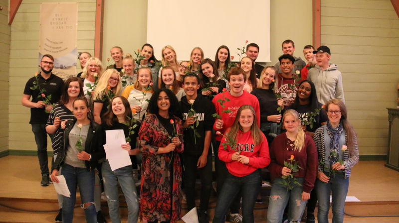 Nokre av ungdomane iTenSing hausten 2017