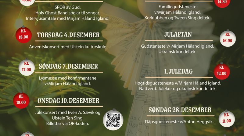 Advent og Jul i Ulstein kyrkje