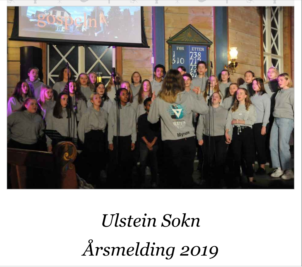 Årsmelding Ulstein sokn 2019