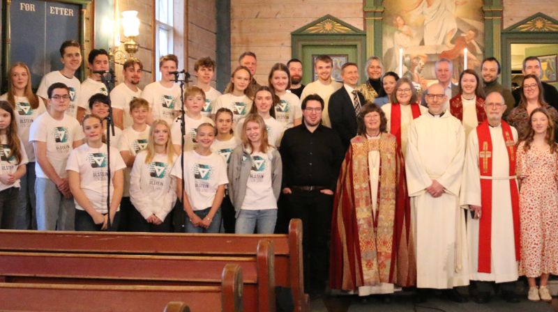 Bjørn Losvik vigsla til kateket i Ulstein kyrkje 18.01.2026