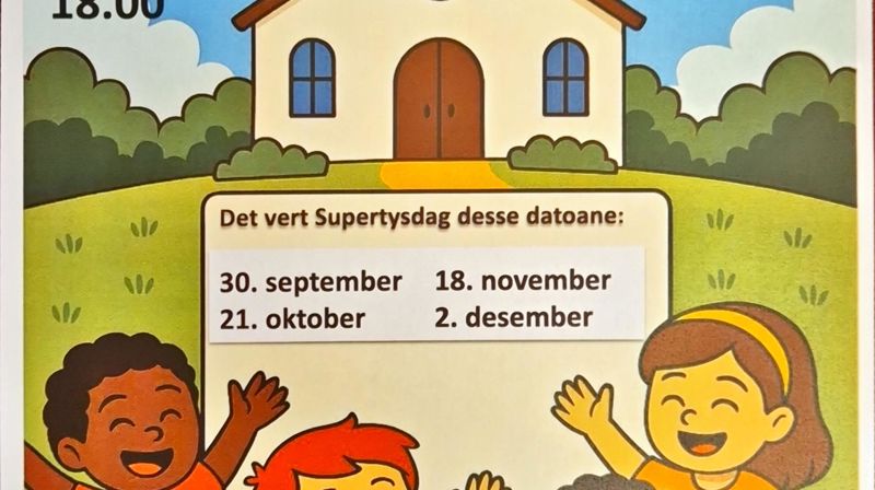 plakat supertysdag